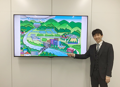 配信動画で、身近な環境問題についてわかりやすく説明します。